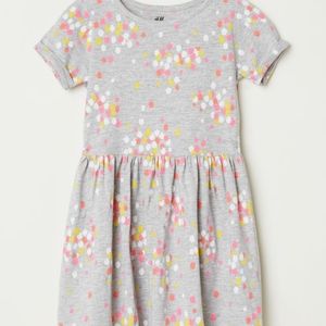 Gray Melange/Apple Dress